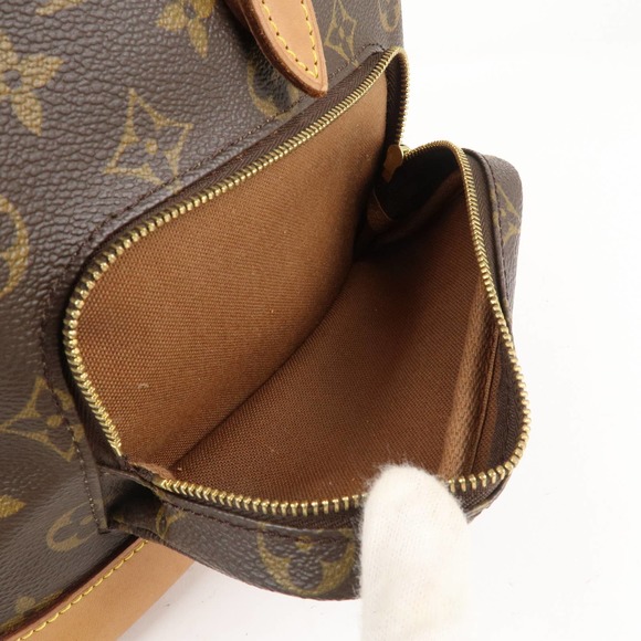 Louis Vuitton Classic Monogram Backpack in Rich Brown and Tan - Picture 8 of 16